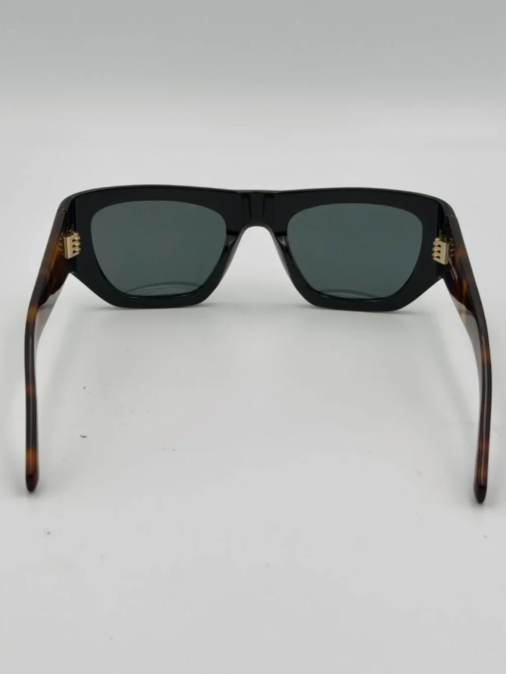 Saint Laurent SL 740 004 Black Havana Square Sunglasses Women 52mm w/ Case